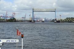 Kattwykbrücke im Hamburger Hafen