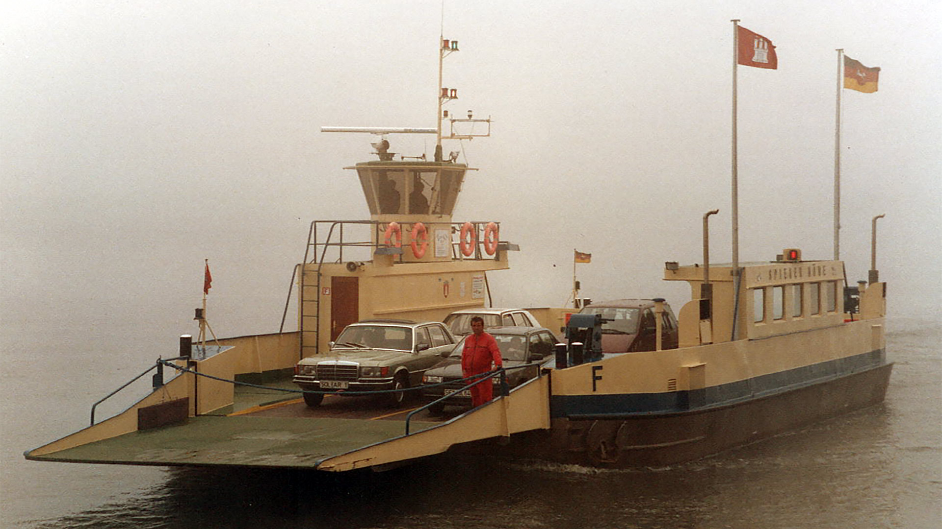 Die Spieker Möwe auf der Elbe (Herbst 1992)