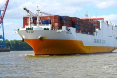 Hamburger Hafen: Grande Dakar der Grimaldi Lines