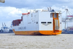 Hamburger Hafen: Grande Dakar der Grimaldi Lines