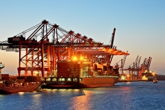 Hamburger Hafen Abends